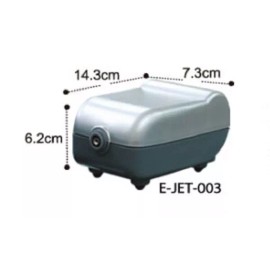 Dophin High Pressure Air Pump Quiet Bubble Aerator for Aquariums Tanks up to 90L/24G