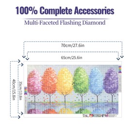 YALKIN 5D Diamond Painting Adults Children Large XXL 40 x 70 cm Diamond Painting Pictures Diamond Art Adults Full DIY Diamond Art Painting Embroidery Set Cross Stitch Pictures Home Wall Decor