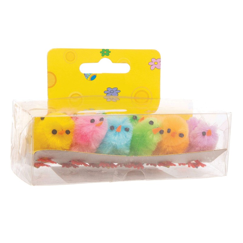 Baker Ross Baker Ross EK237 Easter Coloured Mini Fluffy Chicks
