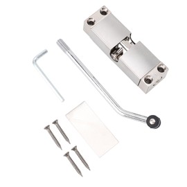 Automatic Door Closer Professional 90 Degree Spring Residential Door Closer for Fireproof Door Fire Exit Door Thickened Stainless Steel Door