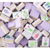 Mahjong Emerald Acrylic Mahjong Tiles American Mahjong 4-layer Engraved American