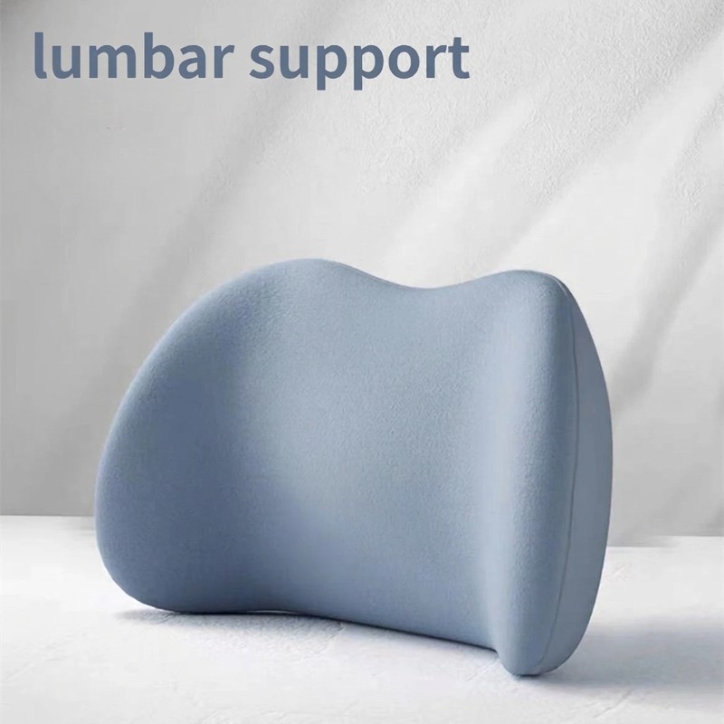 Car Memory Foam Neck & Lumbar Support Cushions for Driving
