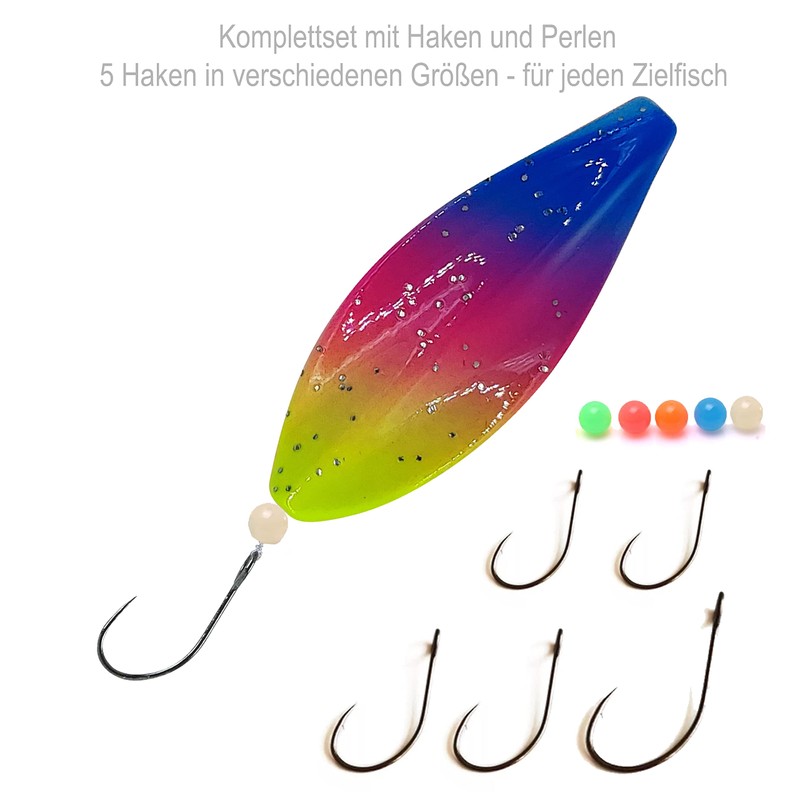 Njord Kalastus Inline Spoon Trout Complete Set with 5 x
