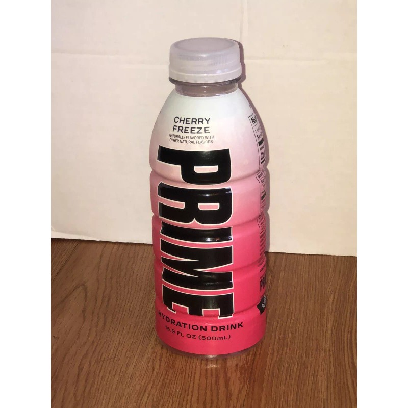PRIME Hydration Drink CHERRY FREEZE Limited Color Change Label 16.9oz