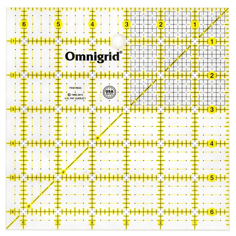 Omnigrid Square Quilting Ruler Value Pack (2-1/2", 4-1/2", 6-1/2", 9-1/2")
