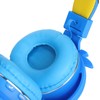 YLFASHION Kids Bluetooth Headphone Cartoon Foldable Adjustable Wireless Headset with