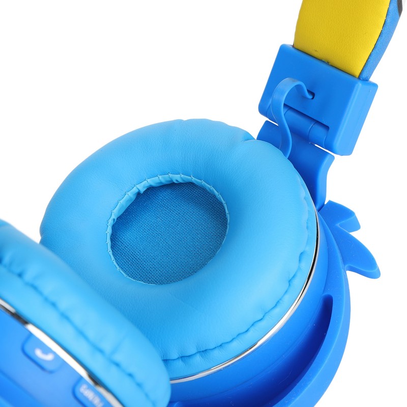 YLFASHION Kids Bluetooth Headphone Cartoon Foldable Adjustable Wireless Headset with