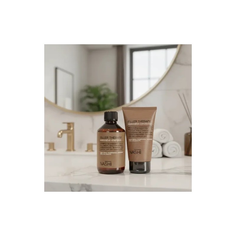 Nashi Acondicionador Y Shampoo Filler Therapy Promocion