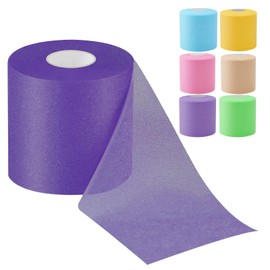 Pre Wrap Tape Athletic, 6 Rolls Foam Underwrap Athletic Tape 2.75 Inches x 12 Yards, Sports Prewrap Athletic Sports Tape for Ankles Wrists Hands Knees Hair, Mixed Colors