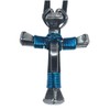 5 Nail Horseshoe Nail Cross Necklace - Black/Blue