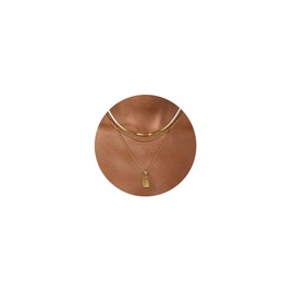 YOIHUR Layered Gold Necklaces for Women,14K Gold Plated Dainty Stackable Stack Choker Necklaces for Women Trendy Layering Pendant Chain Necklace Set Gold Jewelry for Women Gifts