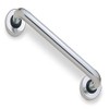 Merriway BH03939 Round Pull Handle with Roses Concealed Fix 300mm