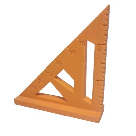 3" Speed Trim Square For Carpentry, Welding, Woodworking Plastic Measuring Tools