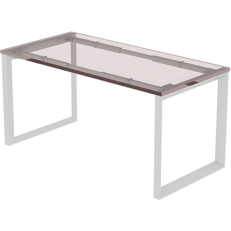 Lorell Relevance Tabletop Crossbar, 67", Silver