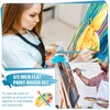 Zonon 20 Pcs Flat Acrylic Paint Brush Wide Paint Brushes