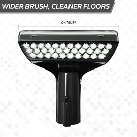 Replacement 6" Tough Stain Brush Tool With Removable Nozzle for Better Cleaning for All Bissell Carpet Cleaner Machines, Including Bissell Little Green Machine