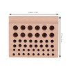 Leather Tool Holder 46 Holes Beech Wood Professional Leather Tool
