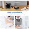 Peakloong Loud Dual Alarm Clock with Bed Shaker, Vibrating Alarm