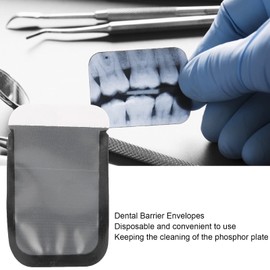 100pcs Disposable Dental Barrier Envelopes, Dental Digital X‑Ray Size Protective Bag Accessory for Phosphor Plate Dental Digital (0#) 1.8 x 0.9in
