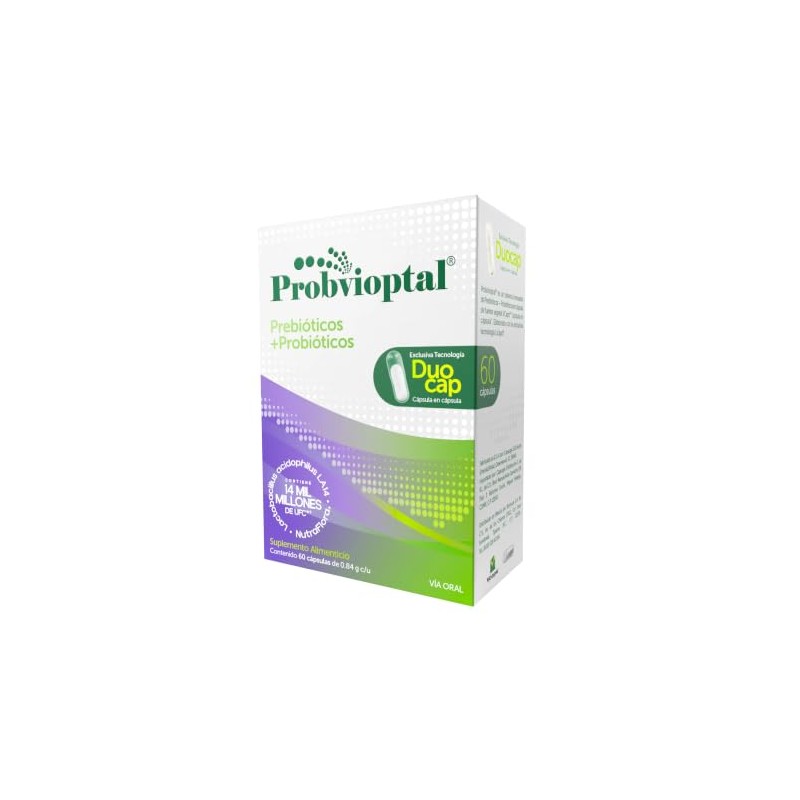 Bomuca - Bomuca, Probvioptal, Prebiòticos/Probiòticos, 60 càpsulas.