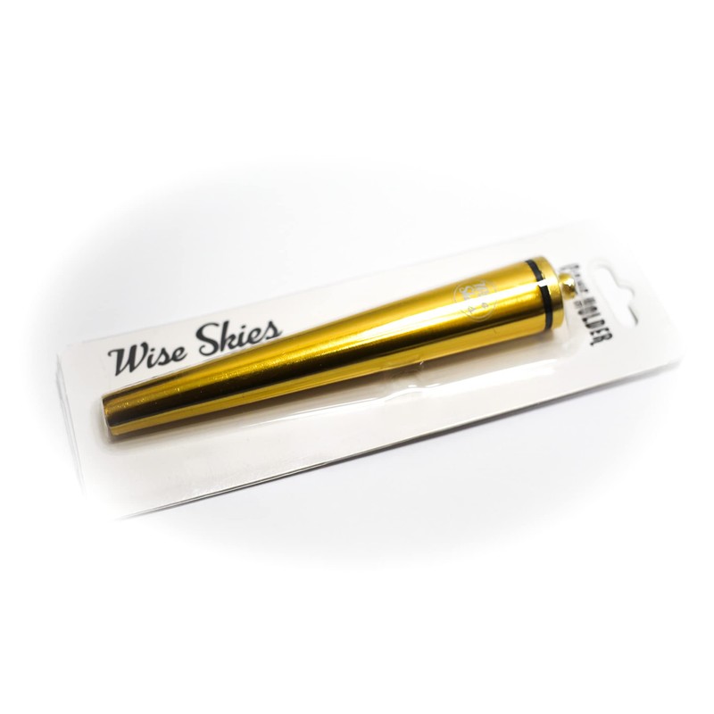 Wise Skies Metal Joint Holder Doob Tube Pink Key Ring