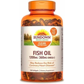 Sundown Aceite De Pescado Fuerza Adicional De 1.200 Mg, 100