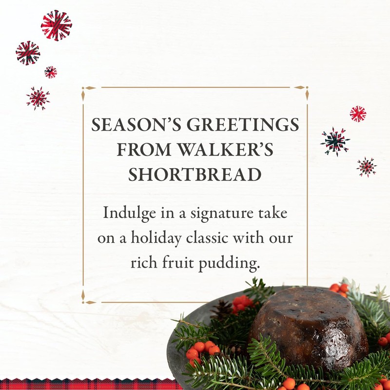 Walkers Christmas Pudding with Rich Fruit - 14.1 Oz