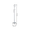 Ground anchor set for screwing in or concreting, including mounting
