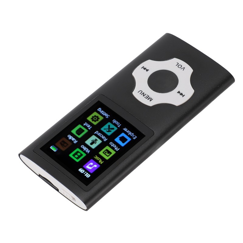MP3 Player HiFi Lossless Rechargeable 1.8in TFT Screen Portable Music