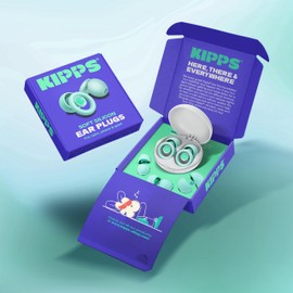 KIPPS Soft Silicon Ear Plugs – Ultra-Comfy Reusable Noise-Reducing Earplugs for Sleep, Meditation, Focus, Travel, Flexible Hearing Protection, Customizable Fit, 4 Tip Sizes XS/S/M/L - Tranquillity