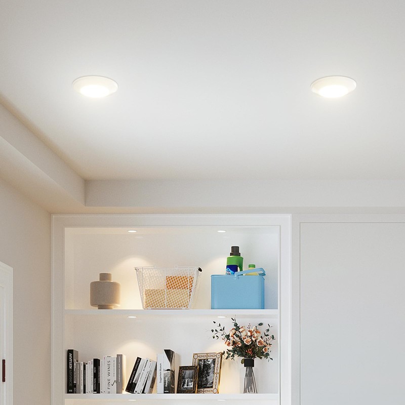 Amico 24 Pack 5/6 Inch LED Disk Lights, Dimmable Flush