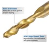 sourcing map 4pcs Combination Drill and Tap Bits Metric M5