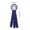 Second Place Rosette Ribbon Badge Exquisite Small Winner Medal Award