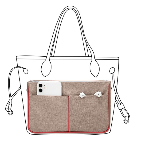 Lckaey Nylon Purse Organizer for neverfull Tote Handbag insert Organizers