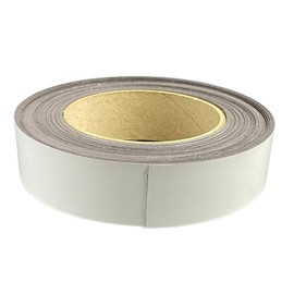 Gloss White Magnetic Easy Wipe Racking Strip 30mm Wide x 0.8mm Thick x 10M Long - Magnetic Tape