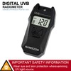 NANEEZOO Reptile UVB Index Meter Handheld Digital Radiometer for Measuring