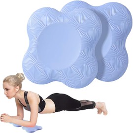 EKEJLI 2 PCS Rodilleras de yoga, Tapete para ejercicio grueso, Coderas para yoga y pilates, Rodilleras de yoga para mujeres y hombres, adecuadas para rodillas, codos, manos, cabeza, pilates