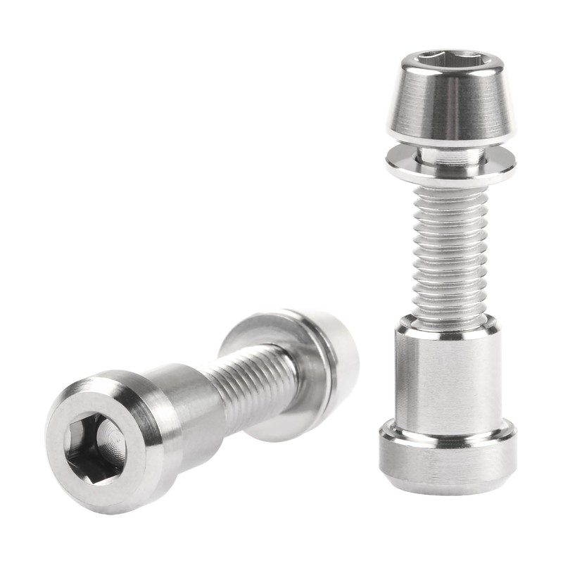 Wanyifa Titanium M5x16 18 20mm Bolt with Washer Hex Head