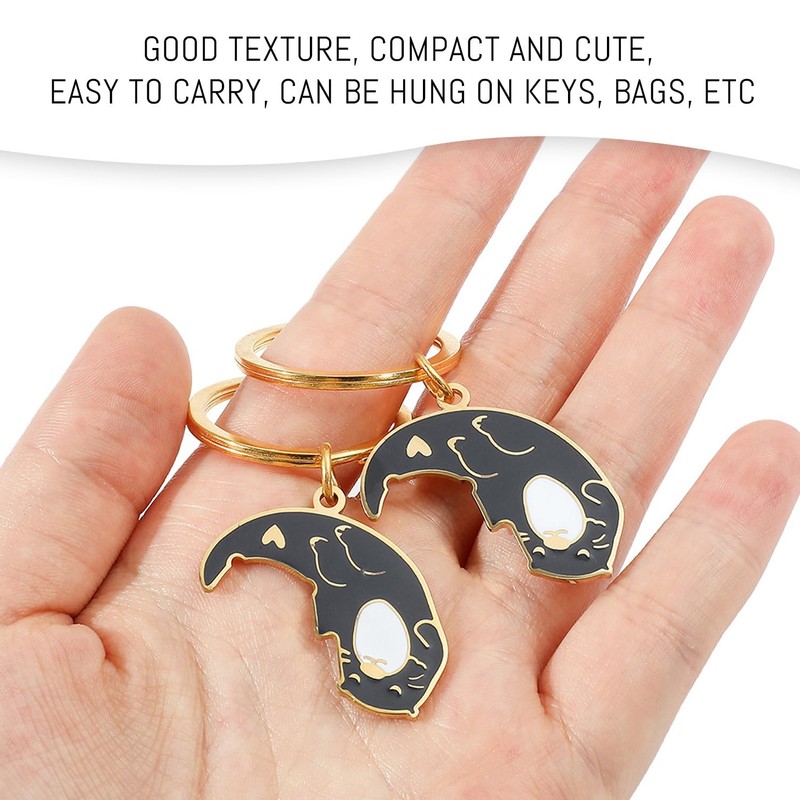 YSDYY 4 Pieces Otter Keychains, Puzzle Keychains, Cute Animal Keychains,