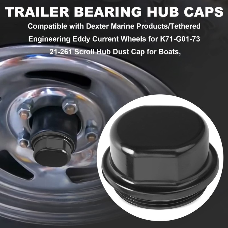 Hub Dust Cap 81143 Fits for Dexter Vortex Caps Replacement/Boat