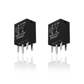 2PCS 35A 12V Relays,5 Pin Fuel Pump Relay Kit Replacement OEM#G8V-RH-1C7T-R-DC12,Universal Multi Purpose Automotive Relay Standard Car Accessories for Most Cars Motorboats (2PCS)