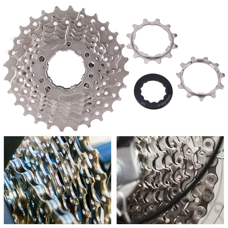 8/9/10/11 Speed 11-28T Road Bike Freewheel Cassette Sprocket Bicycle Replacement