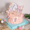 TO 100pzs Adornos De Mariposa 3d Para Decoración De Pasteles
