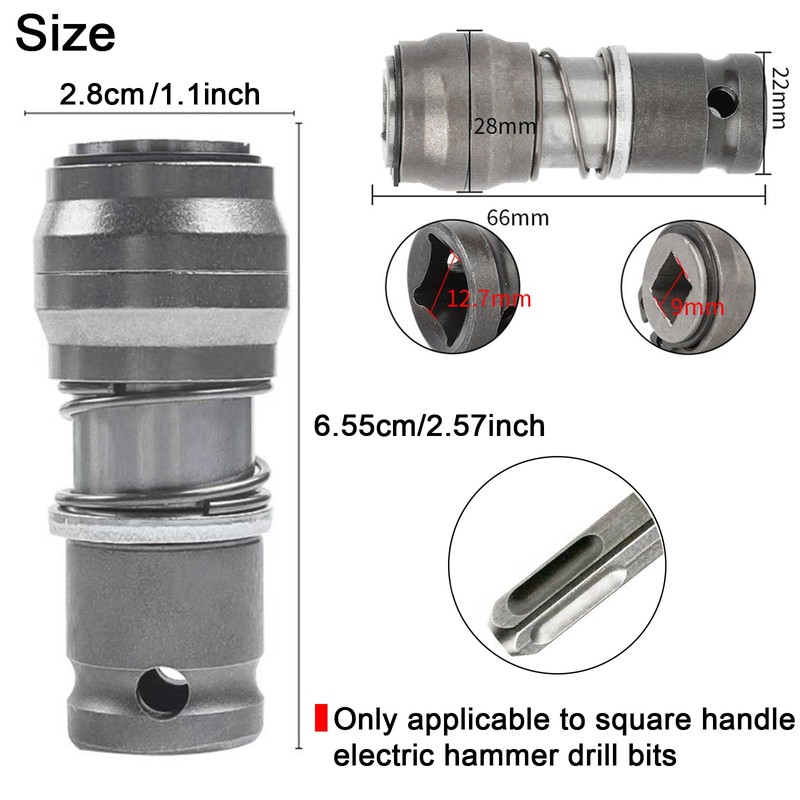 Impact Wrench to Electric Hammer Drill Converter Chuck ElectricWrench Adapter
