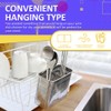 HOME&I Kitchen Utensil Holder-Thin Drying Rack Basket Organizer Utility Sturdy