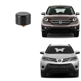 Custom Antenna Delete Cap for Honda Acura Toyota Lexus Scion Select Models, Stylish Antenna Cover for Honda Toyota Car SUV Accessories, Car Wash Safe Proof, Black