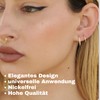 Medinah 16G Titanium Nose Piercing Septum Piercing - Universal Hinge