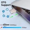 TRANLIKS USB to USB C Adapter, OTG Adapter from USB