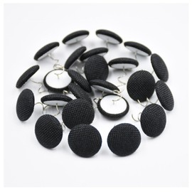 24 PCS Upholstery pins,slipcover Screws,Bed Skirt,Upholstery Screws,Headliner pins (Black)