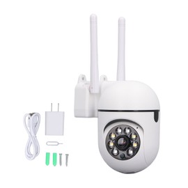 PTZ Security Camera 1080P HD WiFi Security Camera Indoor Outdoor with Full Color Night Vision Motion Detection for Home Pet Monitoring UK Plug